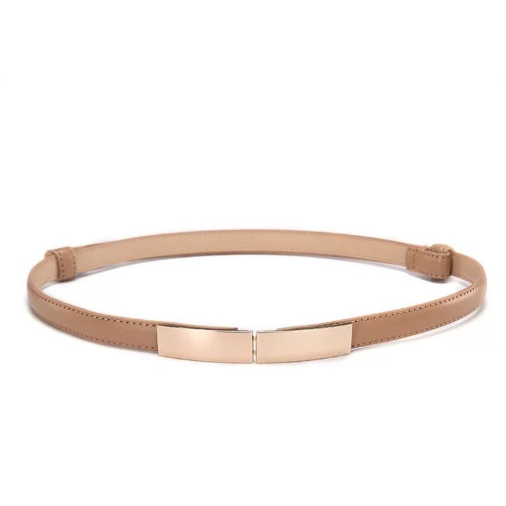 [New] Adjustable Strap Length Fashion Women's Versatile PU Leather Skinny Belt - Picture 8 of 12